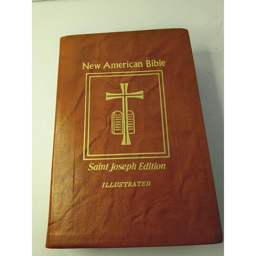 New American Bible Saint Joseph Edition Illustrated Leather Bound